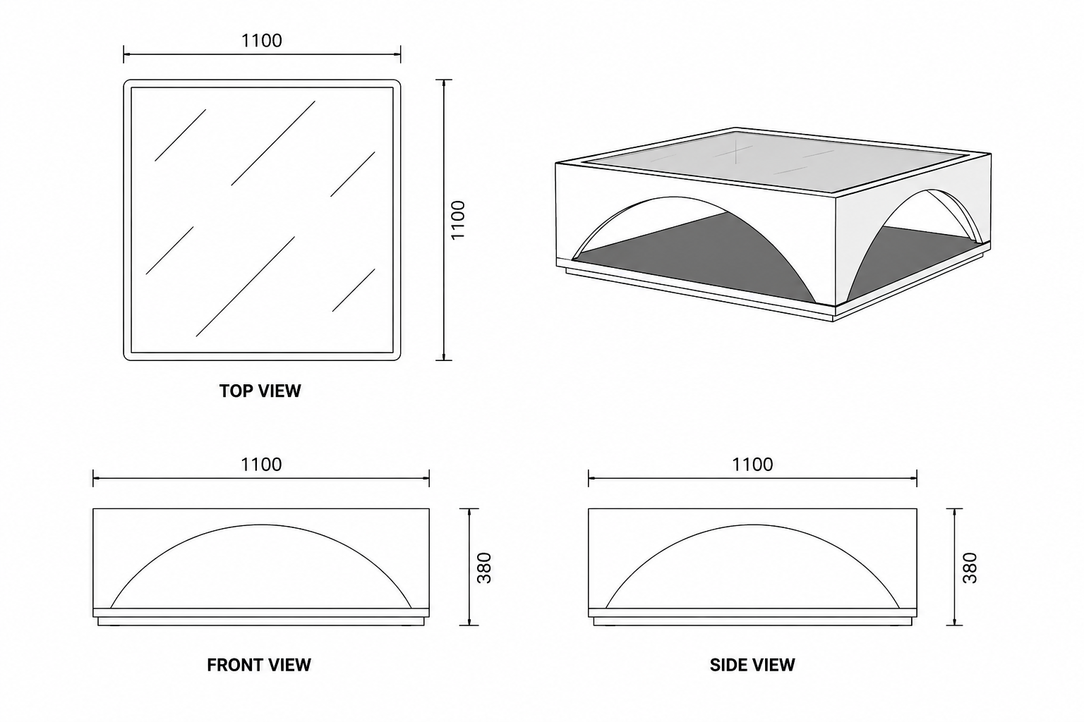 COSTANZA COFFEE TABLE 