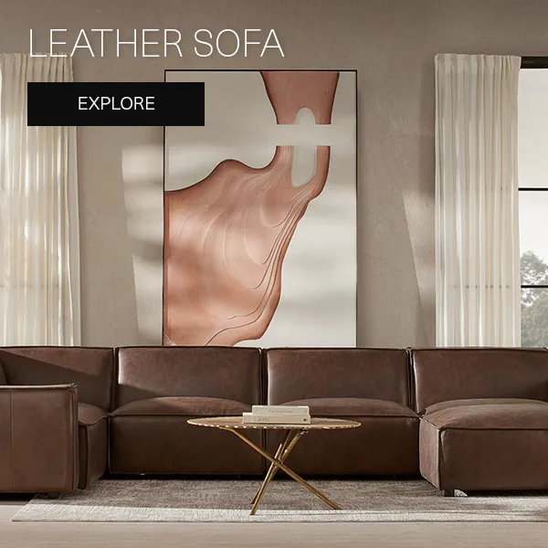 Leather Sofa 