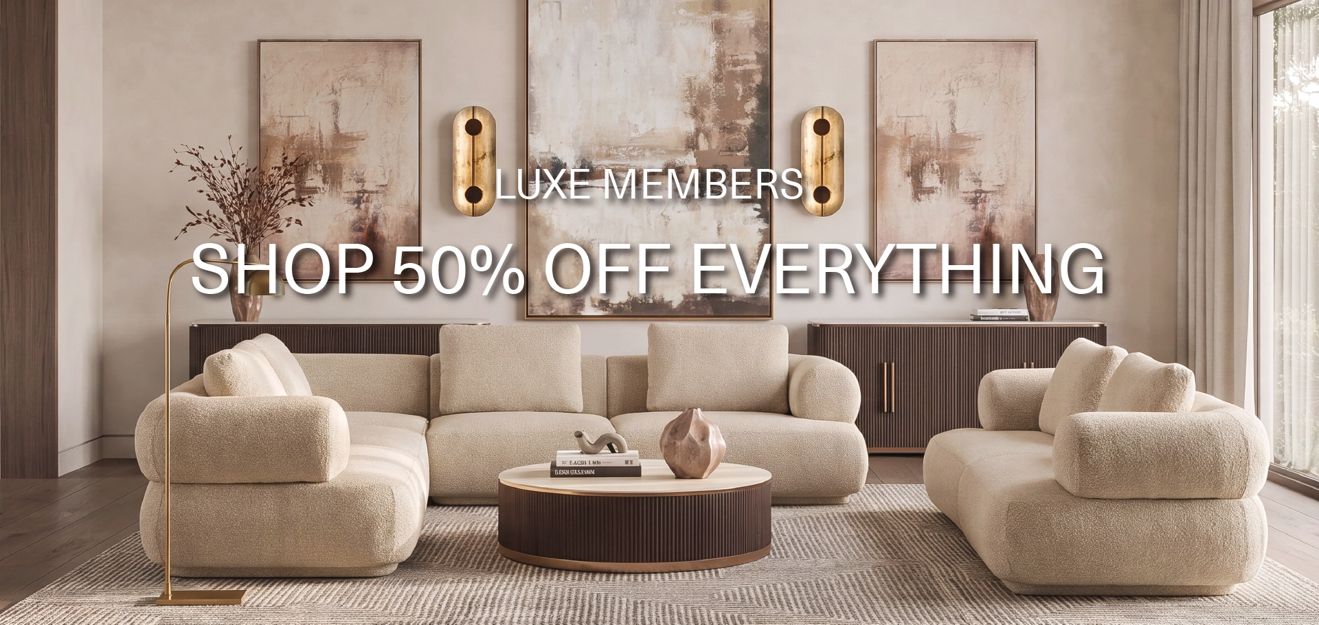 July 50% off main banner