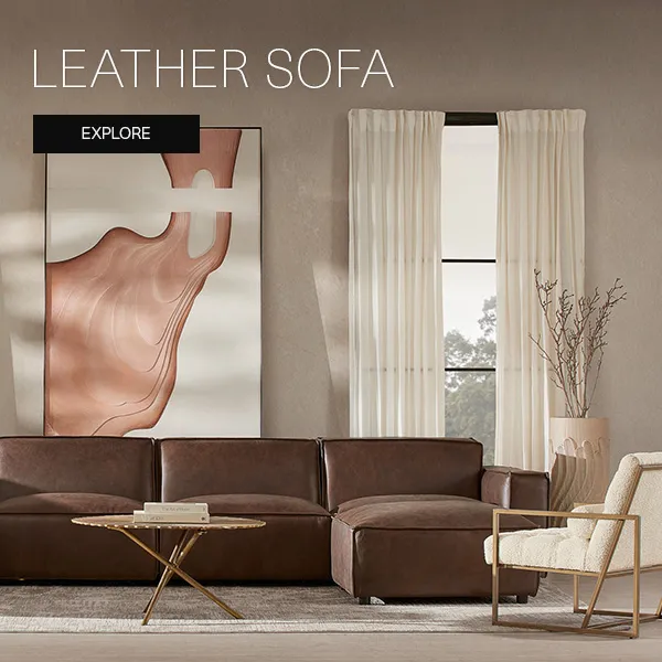 Leather Sofa 