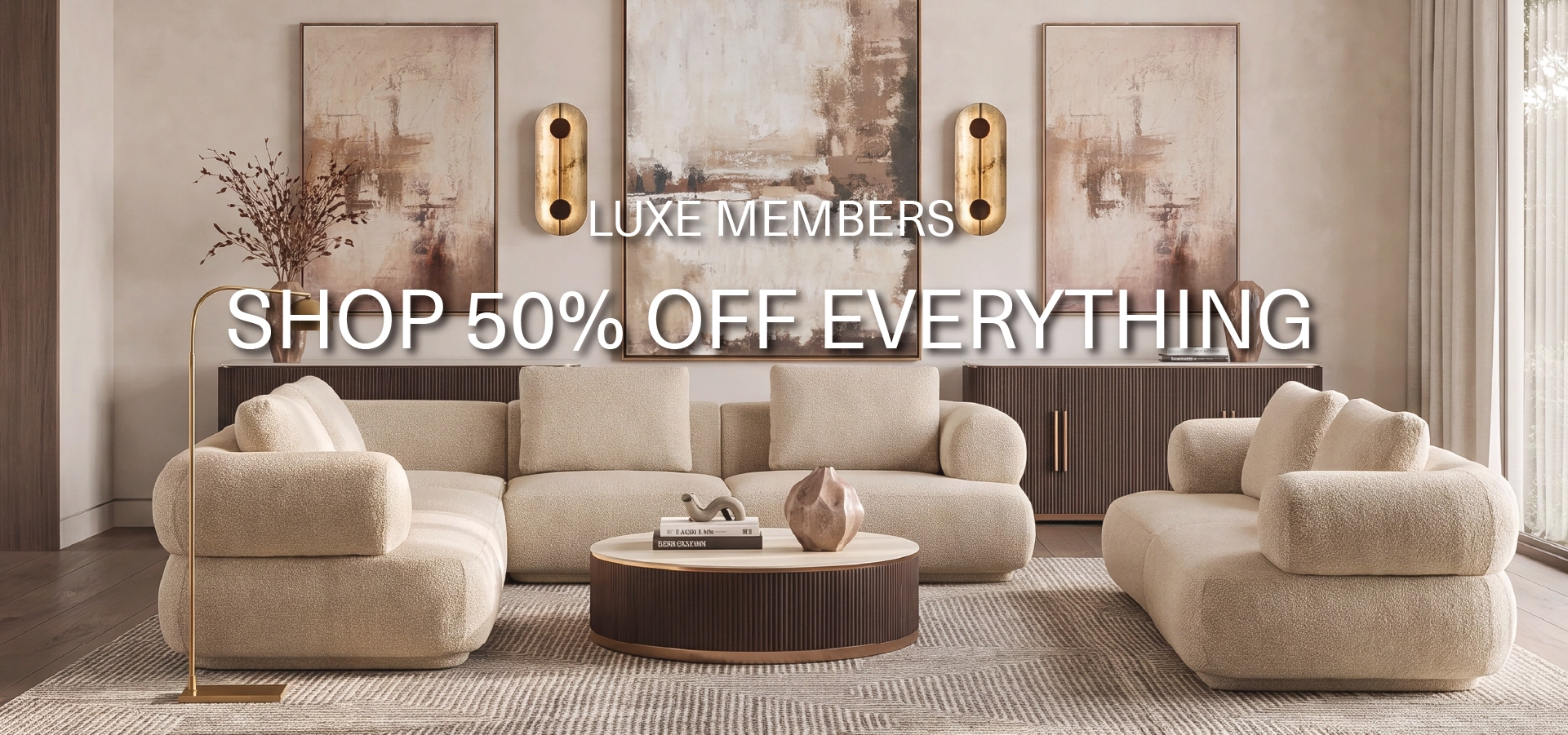 July 50% off main banner